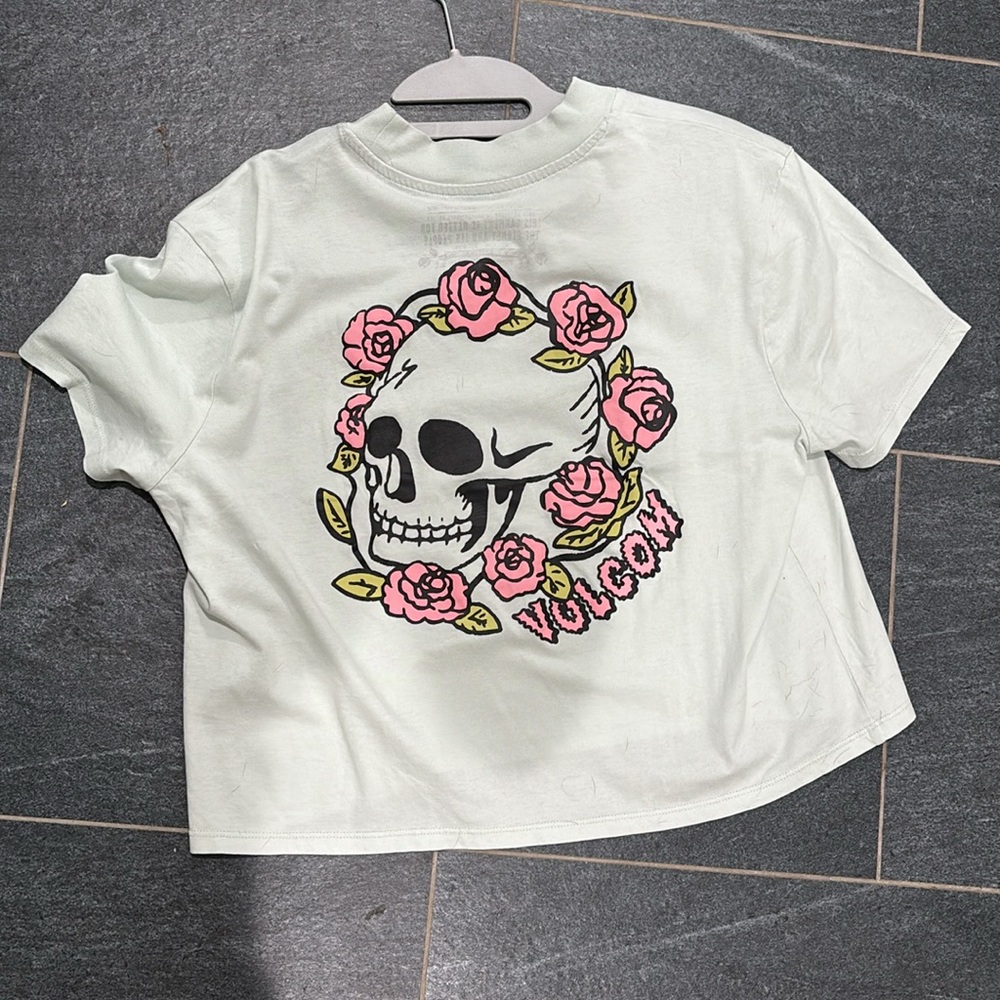 Light Blue Volcom Pocket Tee - image 1